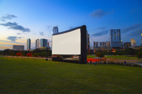 giant projector screen rental